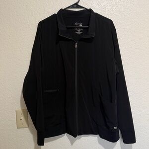 Elevate by IRG women’s zip front scrub jacket